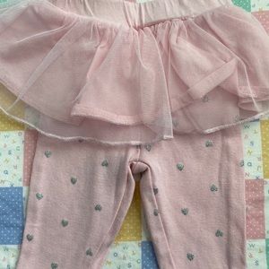 Pink and silver pants